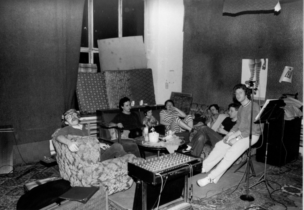 Frizzby im Probenraum 1984